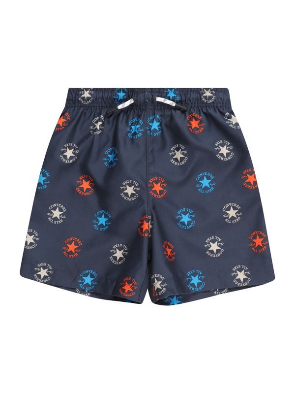 CONVERSE CONVERSE Шорти за плуване  синьо / нейви синьо / сиво / червено
