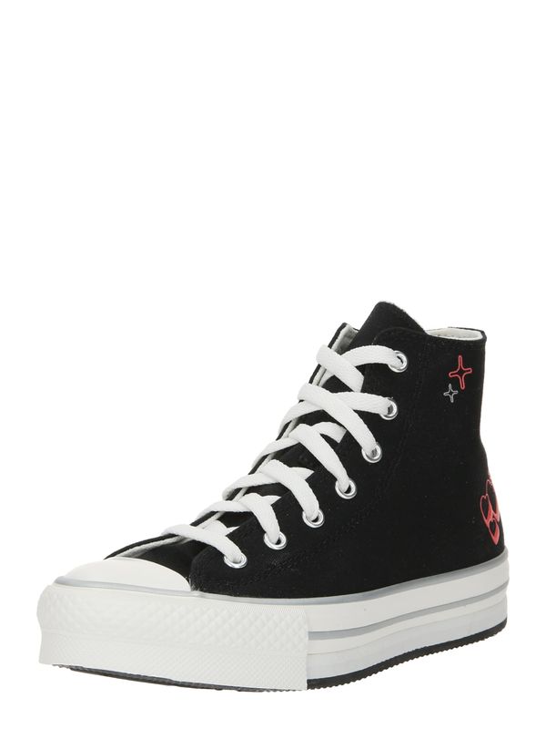 CONVERSE CONVERSE Сникърси 'Chuck Taylor All Star EVA'  червено / черно / бяло