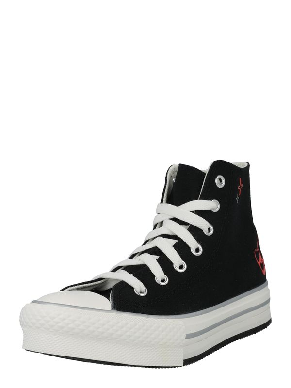 CONVERSE CONVERSE Сникърси 'Chuck Taylor All Star Lift'  червено / черно / бяло