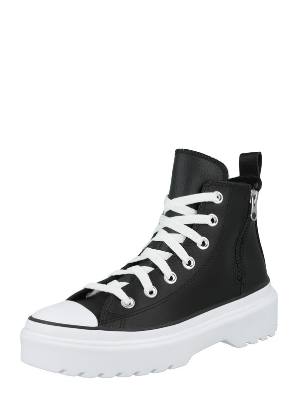 CONVERSE CONVERSE Сникърси 'CHUCK TAYLOR ALL STAR LUGGED'  черно / бяло
