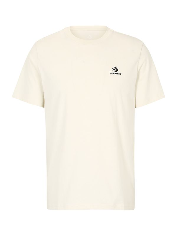 CONVERSE CONVERSE Тениска  черно / мръсно бяло