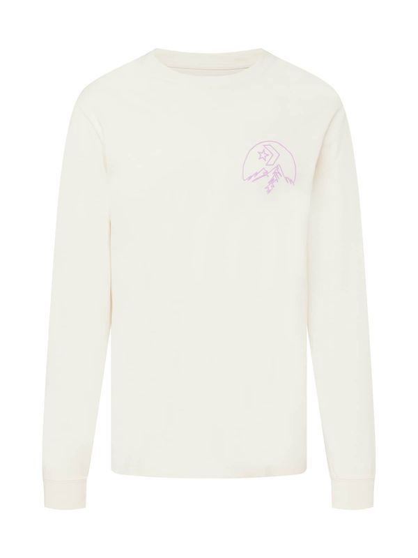 CONVERSE CONVERSE Тениска 'COUNTER CLIMATE'  лилав / бял памук