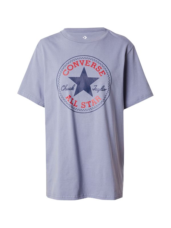 CONVERSE CONVERSE Тениска  нейви синьо / гълъбово синьо / червено