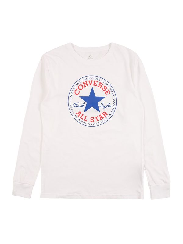 CONVERSE CONVERSE Тениска  синьо / червено / бяло