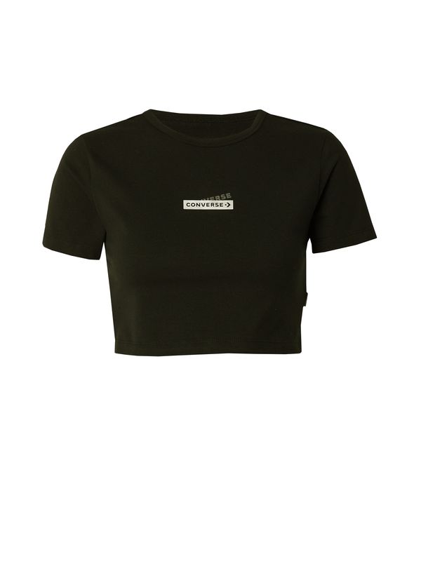 CONVERSE CONVERSE Тениска 'SPRING BLOOMS'  сиво / винено червено / черно