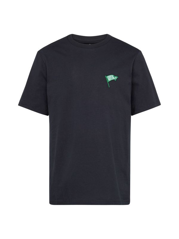 CONVERSE CONVERSE Тениска  зелено / черно / бяло