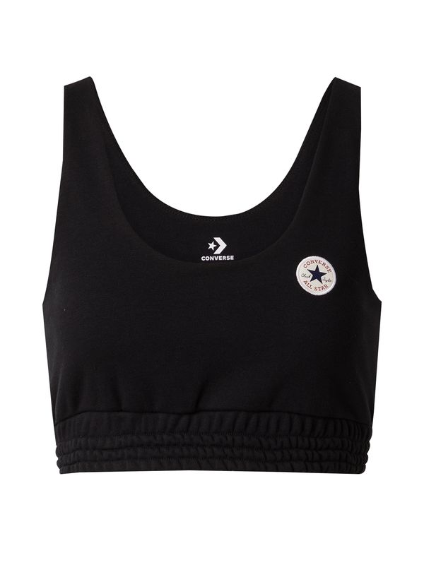CONVERSE CONVERSE Топ  черно / бяло