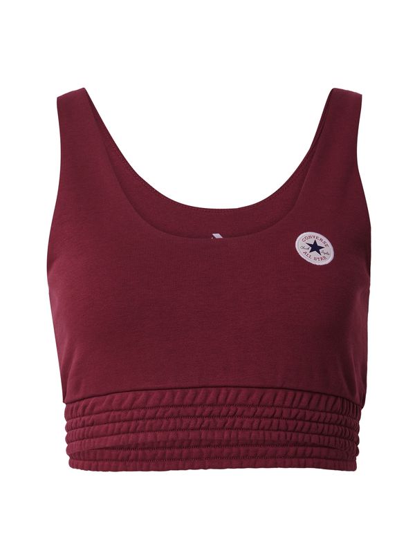 CONVERSE CONVERSE Топ 'SPRING BLOOMS'  червено-виолетово / бяло