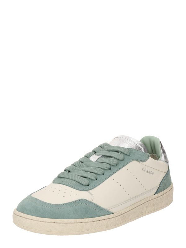 Copenhagen Copenhagen Ниски маратонки '255'  петрол / сребърно / бял памук