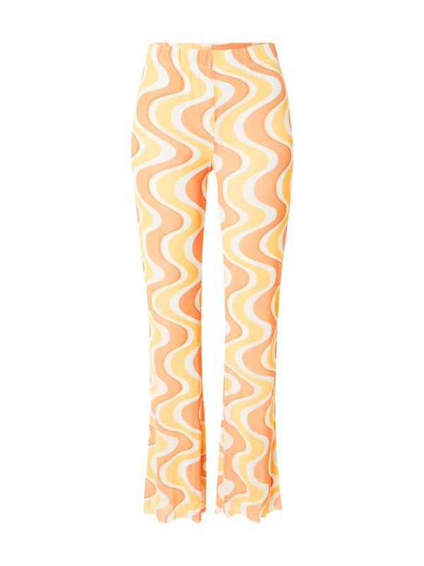 Cotton On Cotton On Панталон  оранжево / тъмнооранжево / бяло