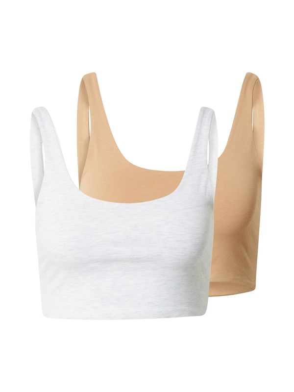 Cotton On Cotton On Топ 'ASH'  цвят "пясък" / светлосиво