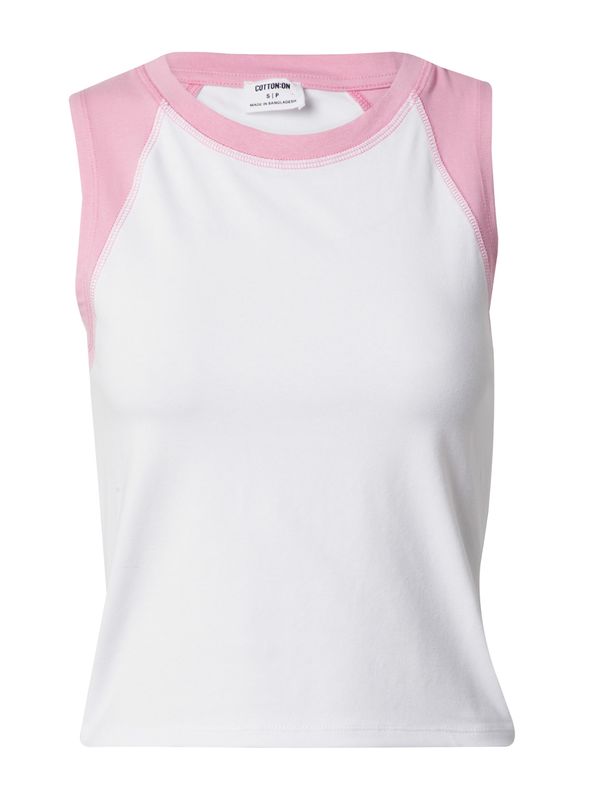 Cotton On Cotton On Топ 'Billie'  бледорозово / бяло