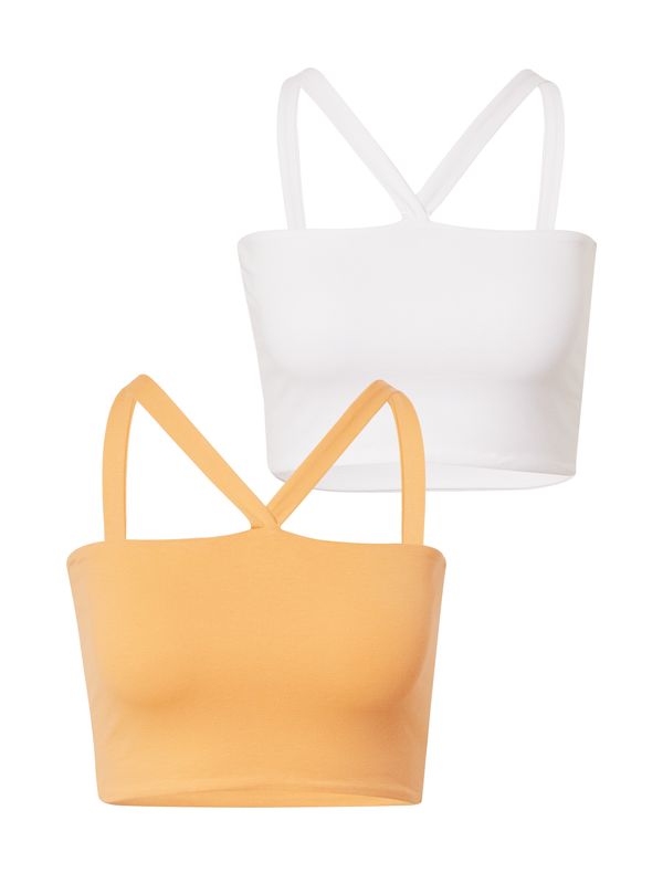 Cotton On Cotton On Топ  мандарина / бяло