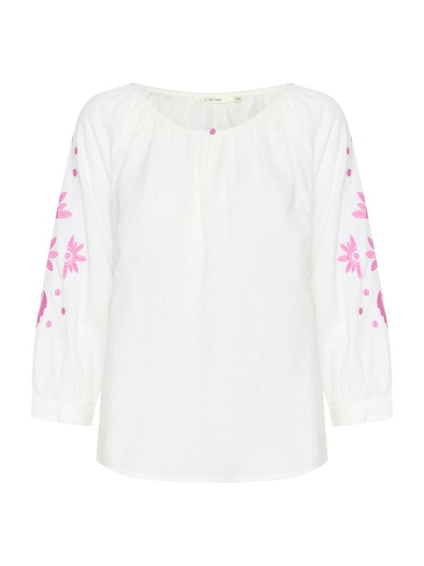 Cream Cream Блуза 'Alexi'  розово / бяло
