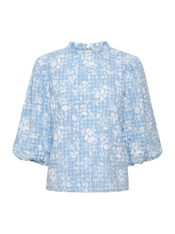 Cream Cream Блуза 'Blandas'  опал / светлосиньо / бяло