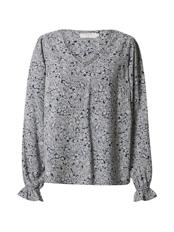 Cream Cream Блуза 'Vimma'  нейви синьо / бяло