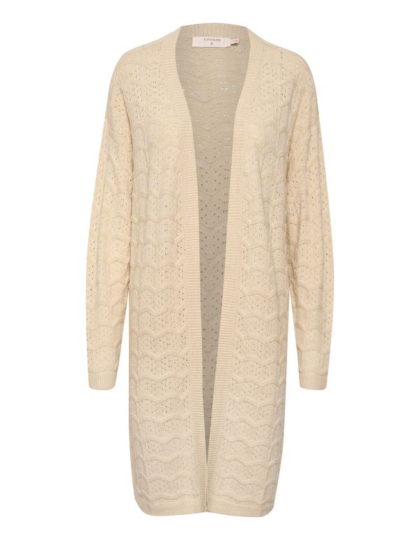 Cream Cream Плетена жилетка 'Cria'  светлобежово