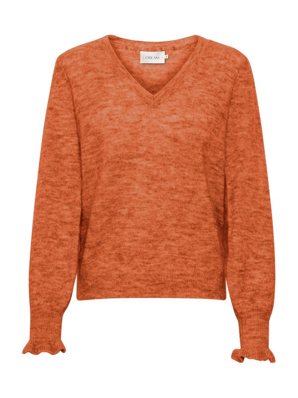 Cream Cream Пуловер 'Blu'  оранжев меланж