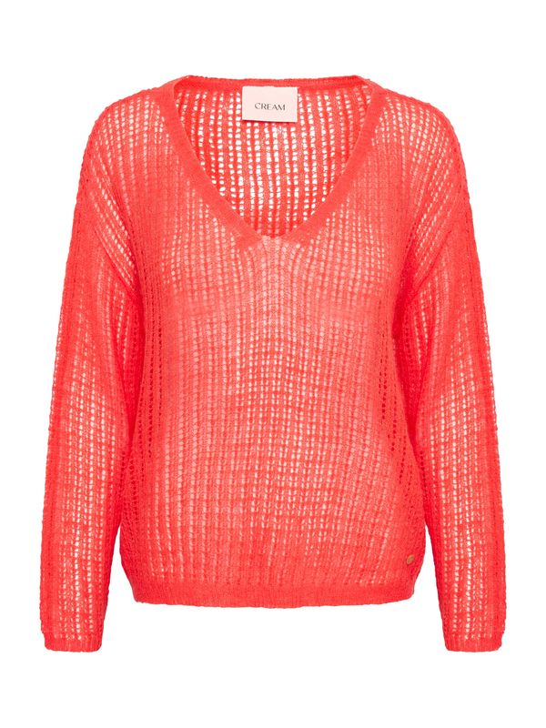 Cream Cream Пуловер 'Clara'  оранжево-червено