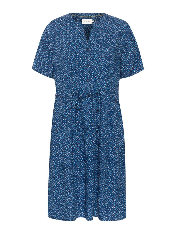 Cream Cream Рокля тип риза 'Tiah'  синьо / нощно синьо / бяло