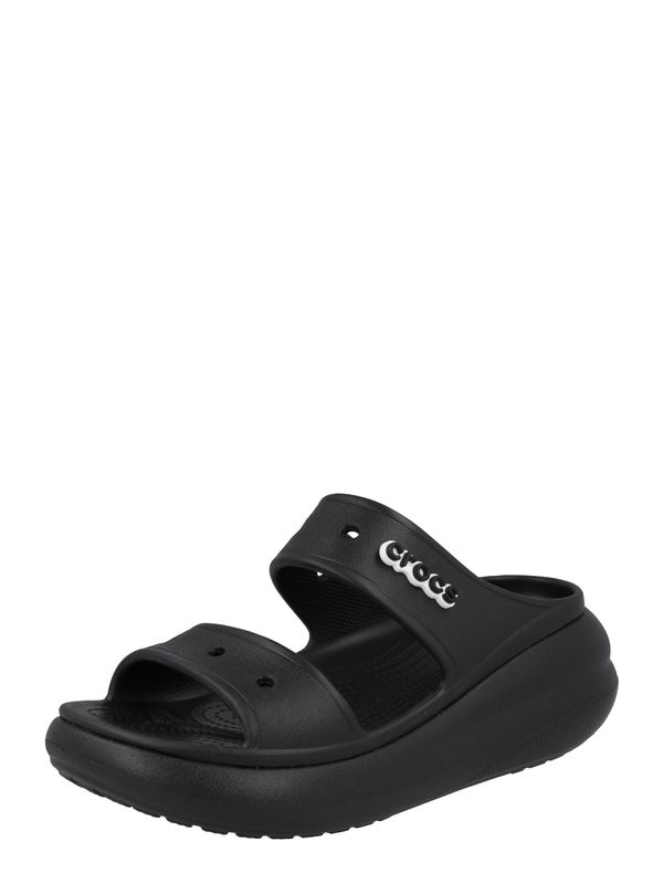 Crocs Crocs Чехли 'Classic Crush'  черно / бяло