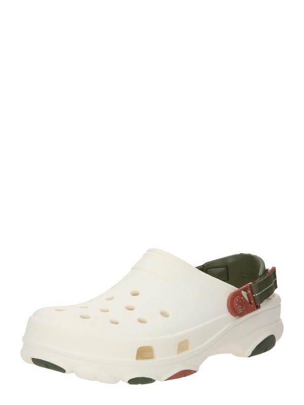 Crocs Crocs Сабо 'Classic All Terrain'  ръждиво кафяво / тъмнозелено / бяло