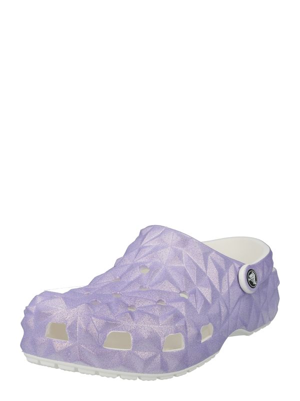 Crocs Crocs Сабо 'Classic'  светлолилаво / черно / бяло