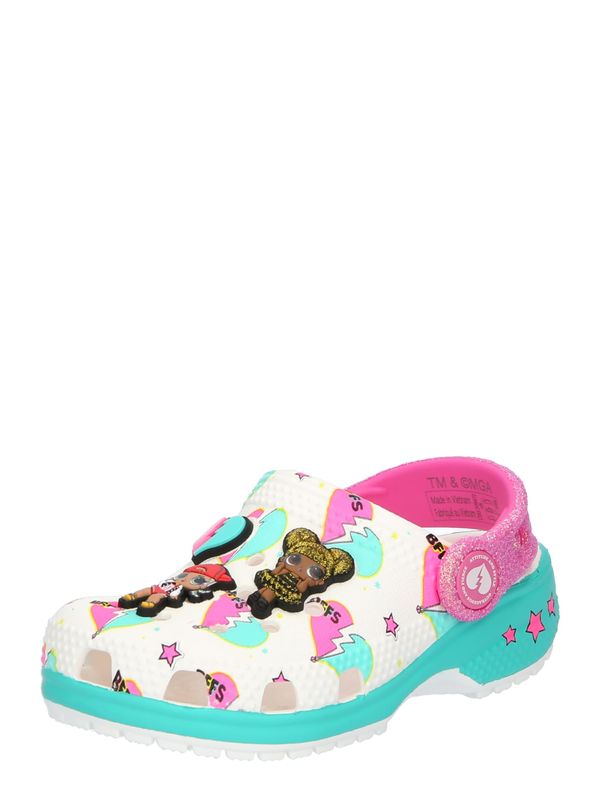 Crocs Crocs Сандали 'Lol Surprise Bff'  кафяво / нефритено зелено / розово / бяло