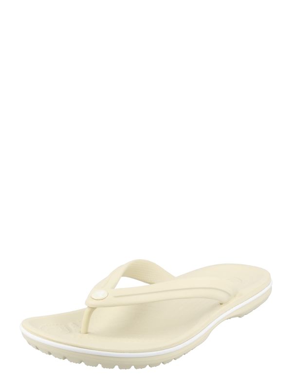Crocs Crocs Сандали с разделител за пръстите  бежово / бяло