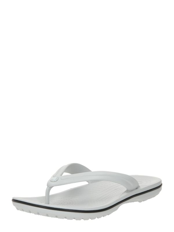 Crocs Crocs Сандали с разделител за пръстите  светлосиво / бяло