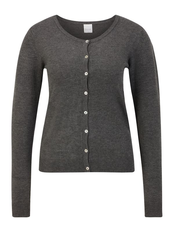 CULTURE CULTURE Плетена жилетка 'Annemarie'  тъмносиво / сив меланж / черно