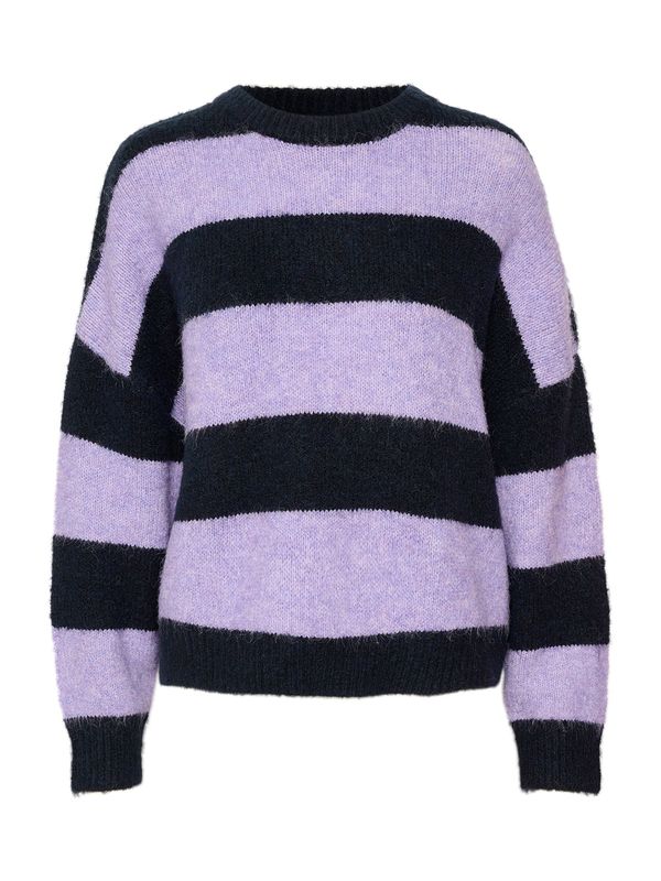 CULTURE CULTURE Пуловер 'Kimmy'  лилав / черно