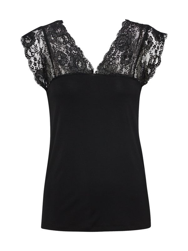 CULTURE CULTURE Тениска 'Elona'  черно