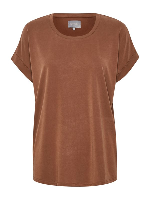 CULTURE CULTURE Тениска 'Kajsa'  кафяво