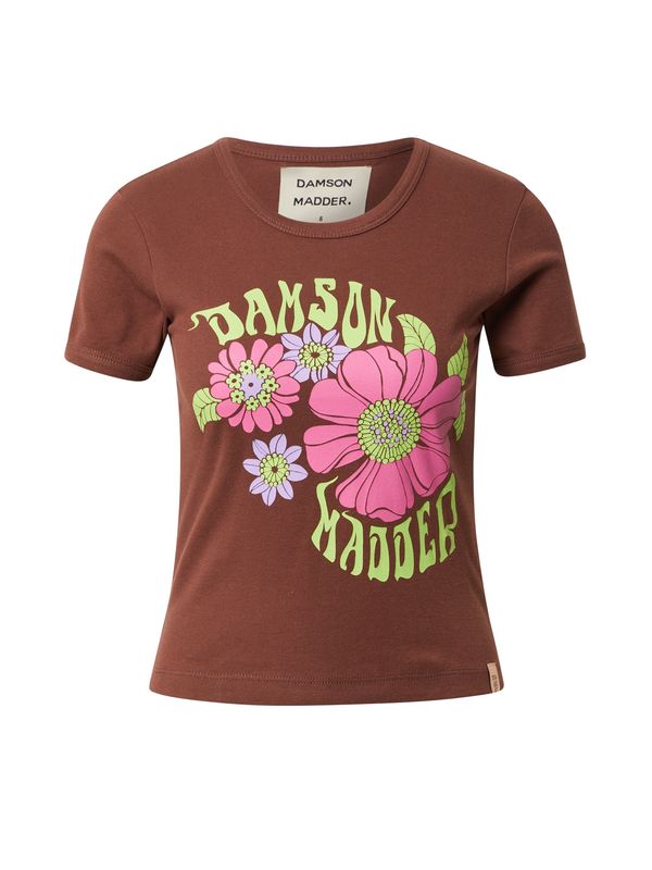 Damson Madder Damson Madder Тениска '70S'  пуебло оранжево-кафяво / киви / люляк / светлорозово