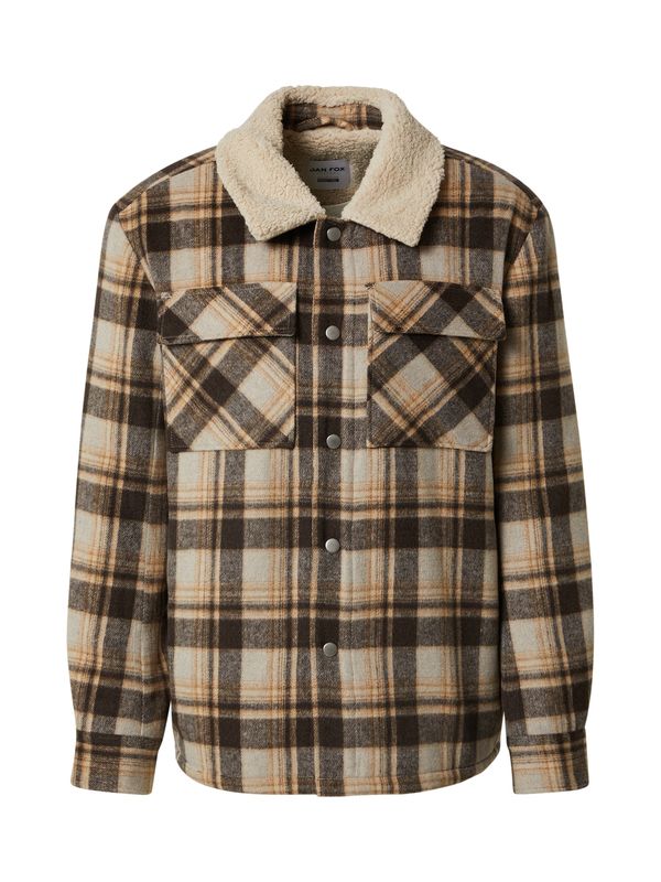 DAN FOX APPAREL DAN FOX APPAREL Преходно яке 'Brian'  бежово / тъмносиньо / кафяво