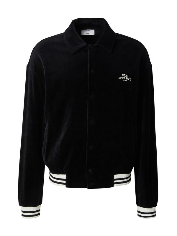 DAN FOX APPAREL DAN FOX APPAREL Преходно яке 'Jeremias'  черно / бяло