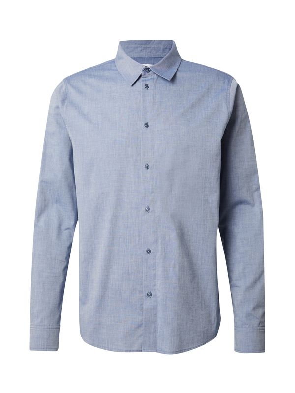 DAN FOX APPAREL DAN FOX APPAREL Риза 'LUAN'  гълъбово синьо