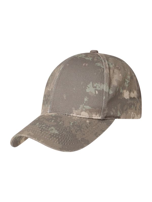 DAN FOX APPAREL DAN FOX APPAREL Шапка с козирка 'Kevin'  пясъчен / сиво-кафяво / каки