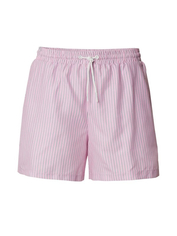 DAN FOX APPAREL DAN FOX APPAREL Шорти за плуване 'Juri'  нейви синьо / бледорозово / бяло