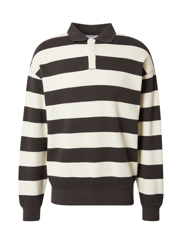 DAN FOX APPAREL DAN FOX APPAREL Тениска 'Robin'  мока / мръсно бяло