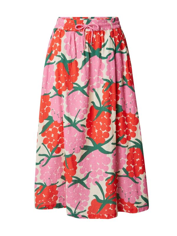 Danefae Danefae Пола  екрю / елхово зелено / розово / червено