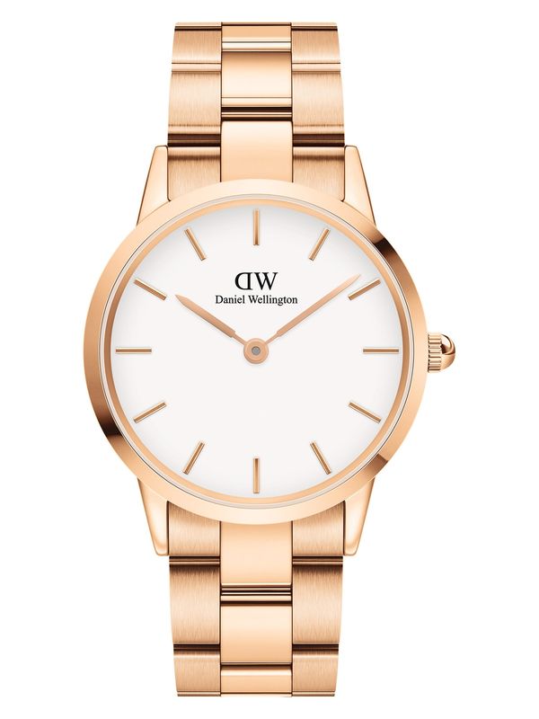 Daniel Wellington Daniel Wellington Аналогов часовник 'Iconic Link RG White'  злато