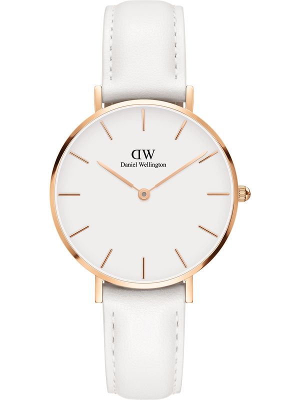 Daniel Wellington Daniel Wellington Аналогов часовник 'Petite Bondi DW00100189'  розово злато / бяло