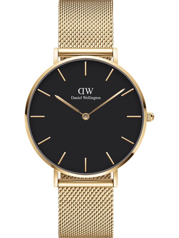 Daniel Wellington Daniel Wellington Аналогов часовник 'Petite Evergold G Black'  злато