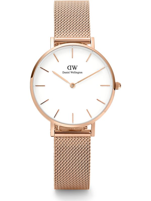 Daniel Wellington Daniel Wellington Аналогов часовник 'Petite Melrose RG White'  розово злато
