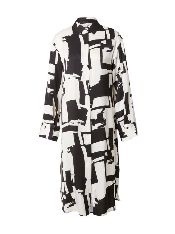 DAY BIRGER ET MIKKELSEN DAY BIRGER ET MIKKELSEN Рокля тип риза 'Berry'  слонова кост / черно / бяло