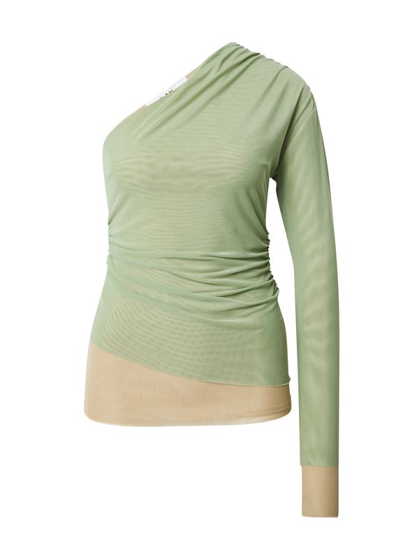 DAY BIRGER ET MIKKELSEN DAY BIRGER ET MIKKELSEN Тениска 'Shona'  бежово / пастелно зелено