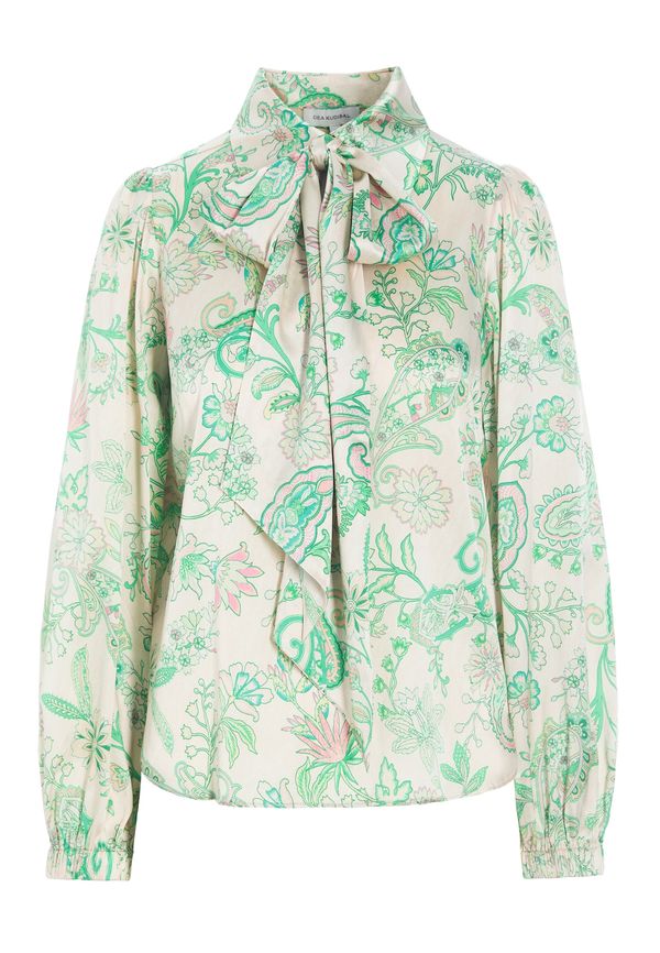 Dea Kudibal Dea Kudibal Блуза 'Kikkidea'  екрю / зелено