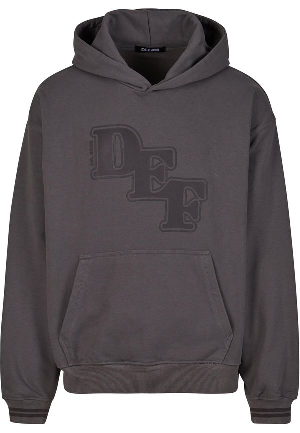 DEF DEF Суичър  антрацитно черно / тъмносиво